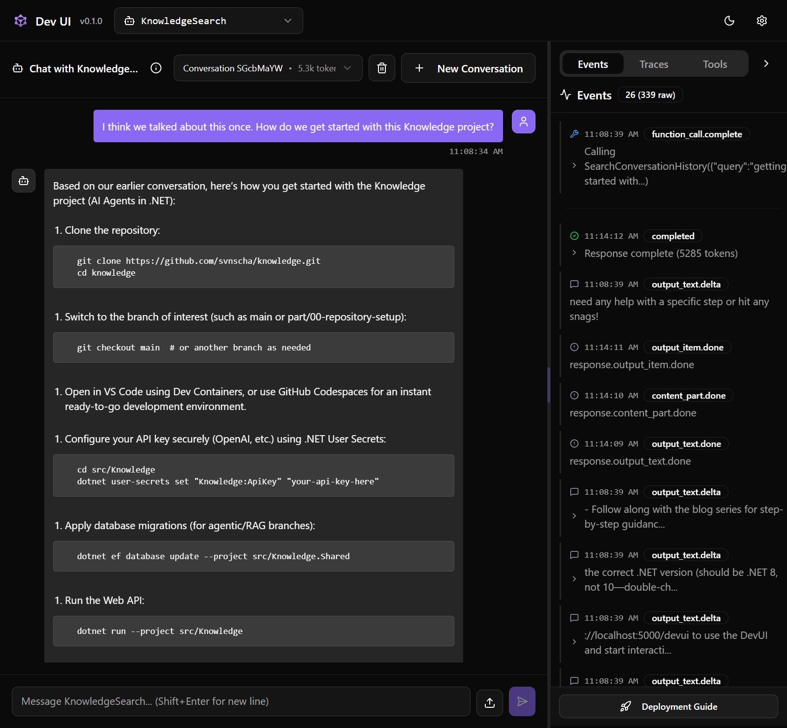 Knowledge Search Agent